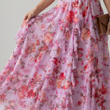 Nori | Vestido Maxikleid Floral com Alças de Halter