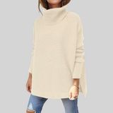 ANNELISE I Pullover Oversize com Gola Alta
