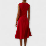 Juliette – Vestido Midi Assimétrico Drapado