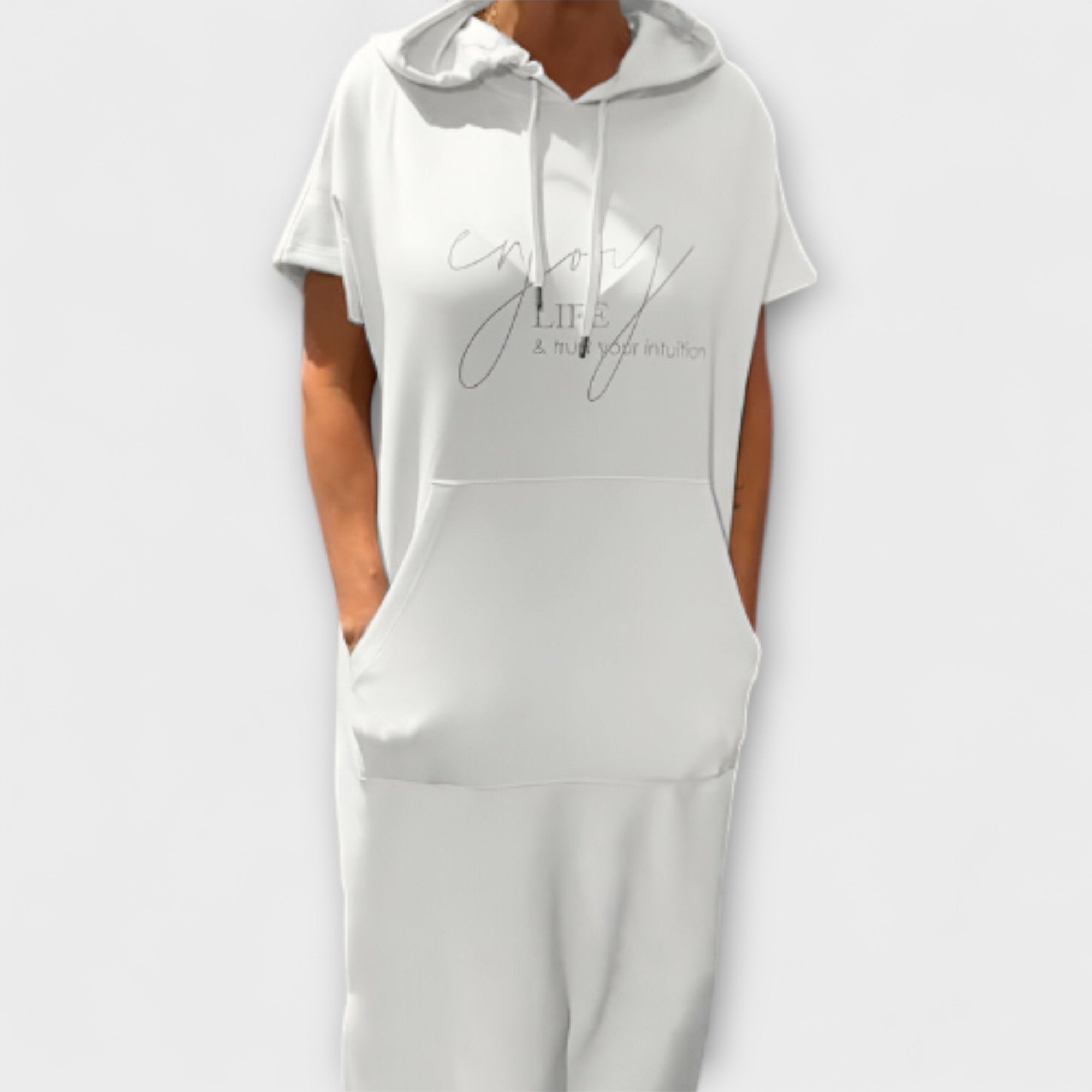 Daisy - Vestido com Capuz Relaxado