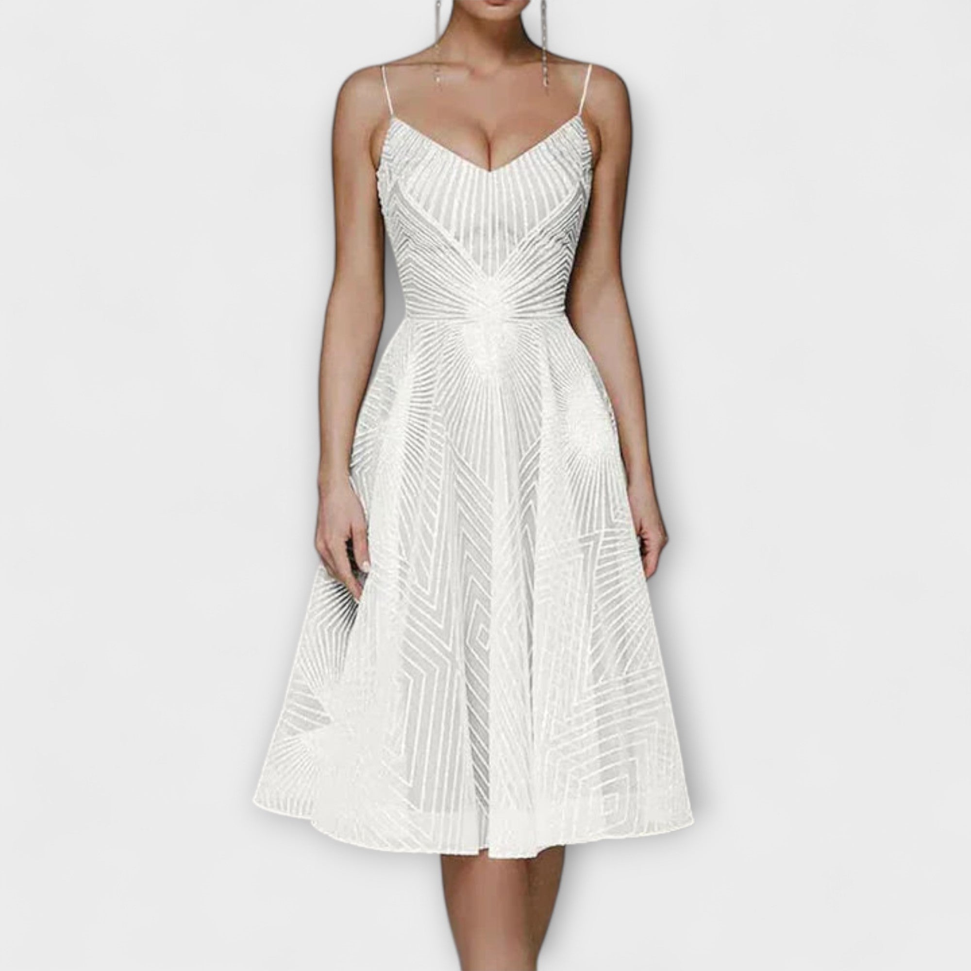 Elli - Vestido de Luxo para Mulheres com Bordados