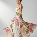Amiel | Vestido Maxi Floral Leve