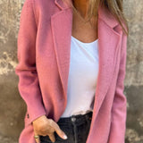 ROSIE | Casaco Casual com Mangas Longas e Lapela