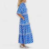 Juliette - Vestido Midi com Padrão de Correntes