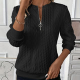 LUCIA I Pullover com fecho éclair