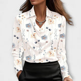 Meli - Blusa Brilhante com Gola Pregueada