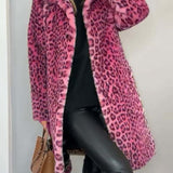 Leia - Casaco Leopardo Longo