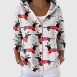 Cardigan Komfort com Capuz em Malha