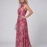 Avien | Vestido Midi com Decote Halter