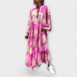 Nerina - Elegante Vestido Floral-Maxi