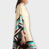 Elenora - Kaftan geométrico de corte solto