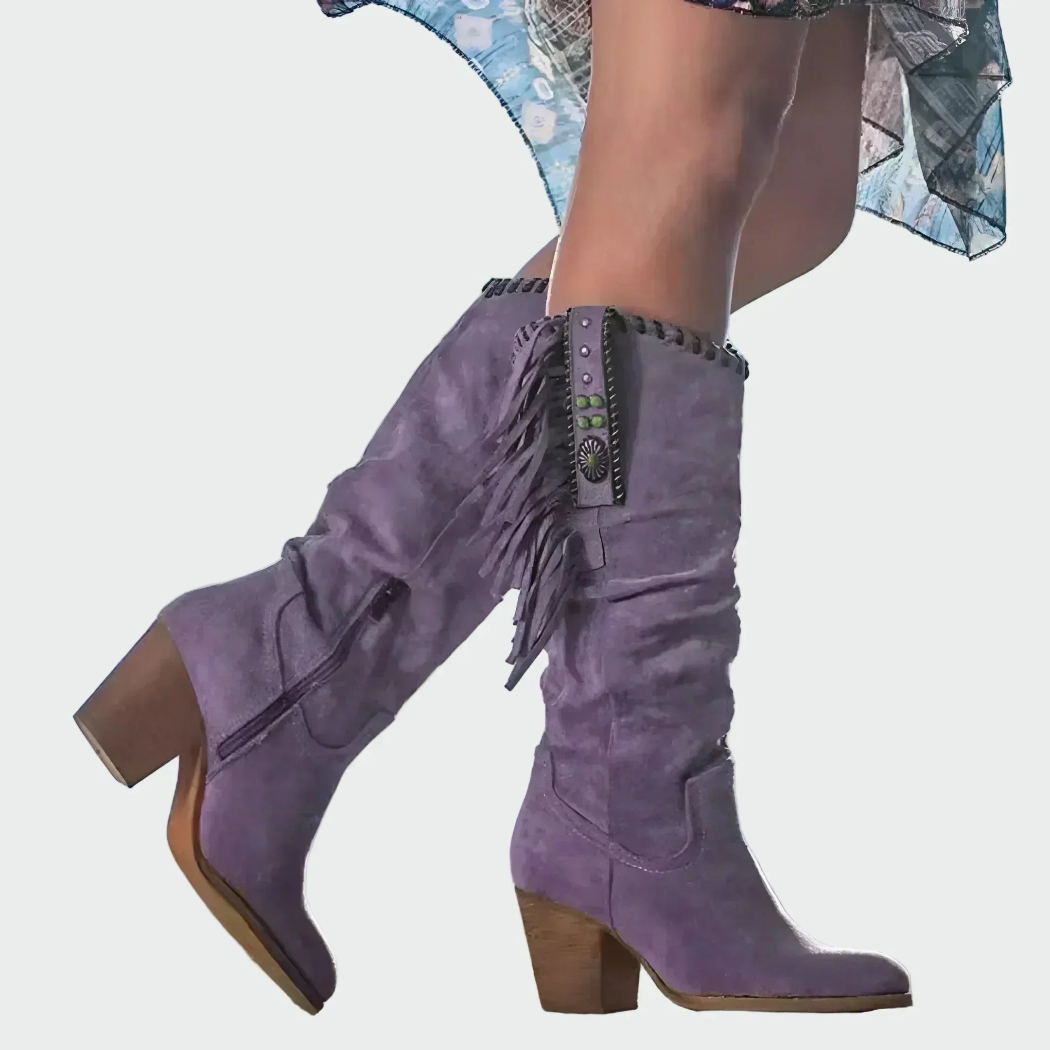 Botins de pele confortáveis