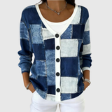 Cardigan confortável com botões