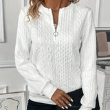 LUCIA I Pullover com fecho éclair