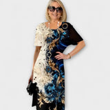 Barbara - Vestido Brisa de Flores de Verão