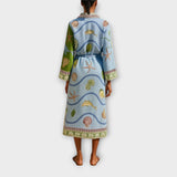 Jule - Vestido Midi de Camisa em Twill Impressão com Cinto