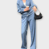 Chantal – Conjunto de Cardigan e Calças