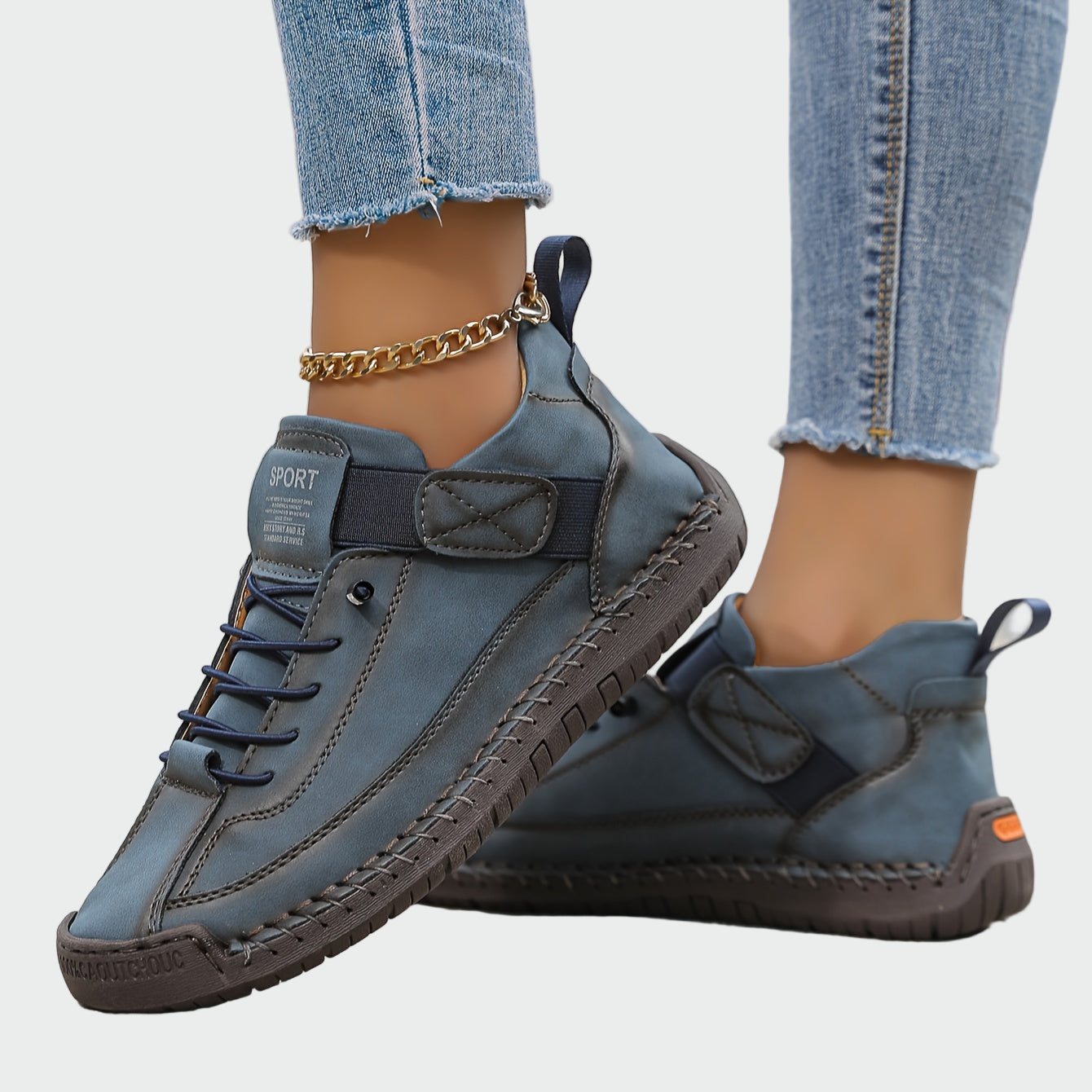 Botas de Couro Ortopédicas