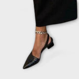 Bethany - Slingbacks Irregulares com Saltos Robustos
