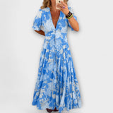 Catrisa - Vestido de Alças com Estampa Floral