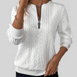 LUCIA I Pullover com fecho éclair