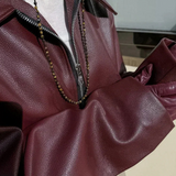 Theresia | Bomberjacke Curta em Bordeaux