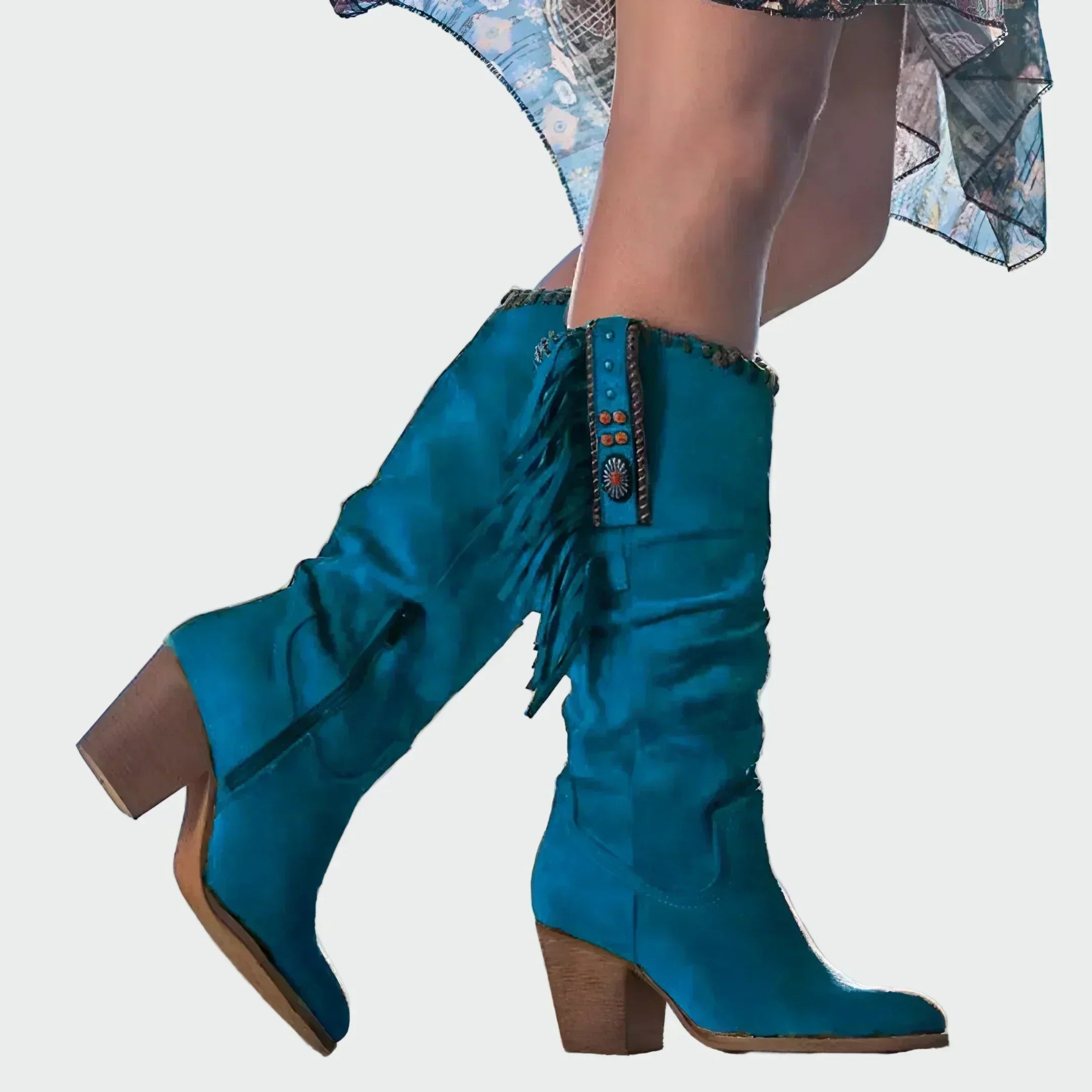 Botins de pele confortáveis