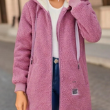 Krista | Colete de Teddy Quente com Capuz para Senhora