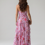 Nori | Vestido Maxikleid Floral com Alças de Halter