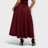Luitgard - Elegante Maxi-Saia no Estilo Chic