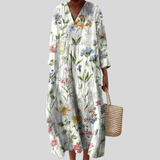 Vestido de Verão Fluido com Estampa