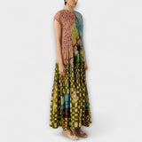 Amara - Vestido Plissado com Estampado Animal