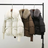 HANNAH | Casaco de Inverno Luxuoso com Gola de Peluche