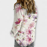 Gaida - Blusa de flores leve para o verão