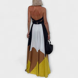Nava - Vestido Longo com Costas Abertas