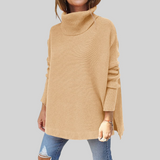 ANNELISE I Pullover Oversize com Gola Alta