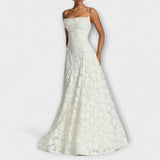 Emberly - Elegante Vestido Maxi em Jacquard