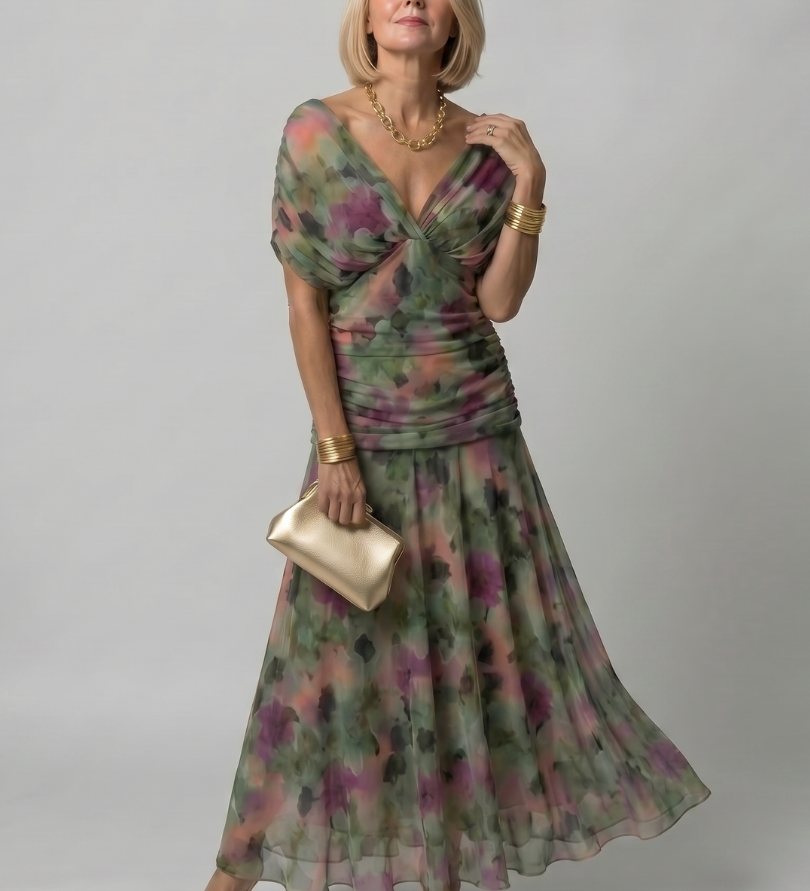 Calen | Vestido Midi Off-Shoulder