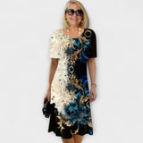 Barbara - Vestido Brisa de Flores de Verão