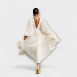 Elsa - Vestido Maxi Creme da Allegory