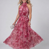 Avien | Vestido Midi com Decote Halter