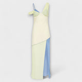 Alora - Vestido Midi Thames com Detalhe de Corte
