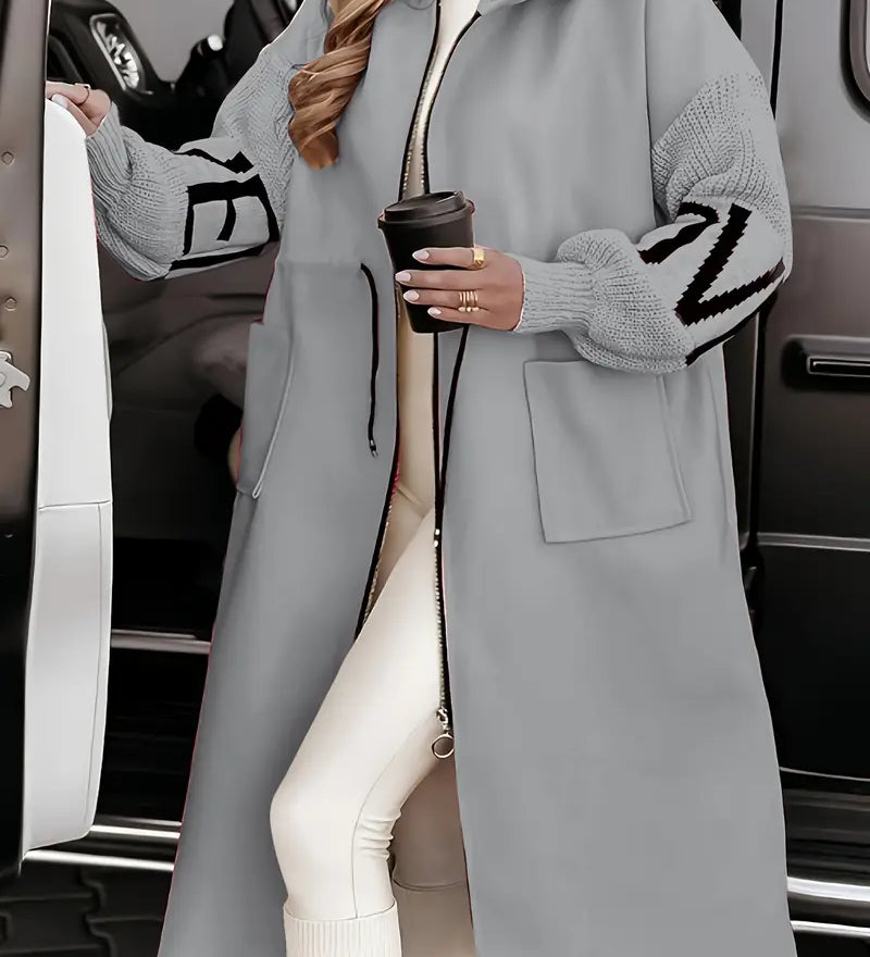 Rosa - Cardigan-Mantel Elegante