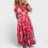 Catrisa - Vestido de Alças com Estampado Floral