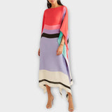 Elenora - Kaftan geométrico com corte solto