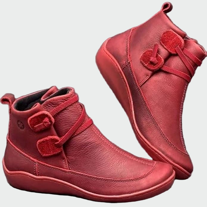 Botins Ortopédicos em Couro Premium