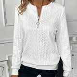 LUCIA I Pullover com fecho éclair