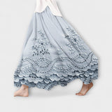 Luna – Saia Maxirock Boho com Bordado