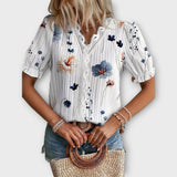 Emily - Blusa Moderna com Decote em V
