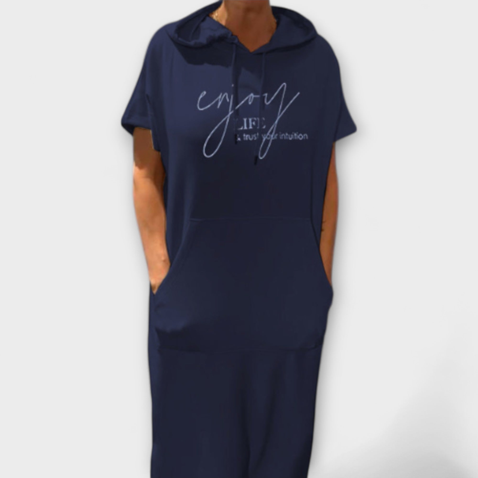 Daisy - Vestido com Capuz Relaxado